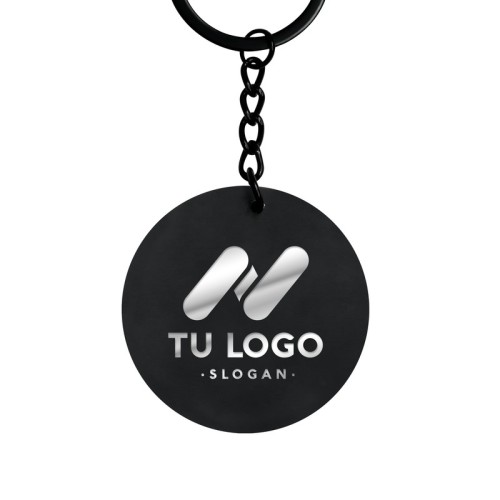 M-7991-N_3 Llavero Metalico Llavero Blesk M 7991 N Negro (M7991N – metal – articulo promocional)