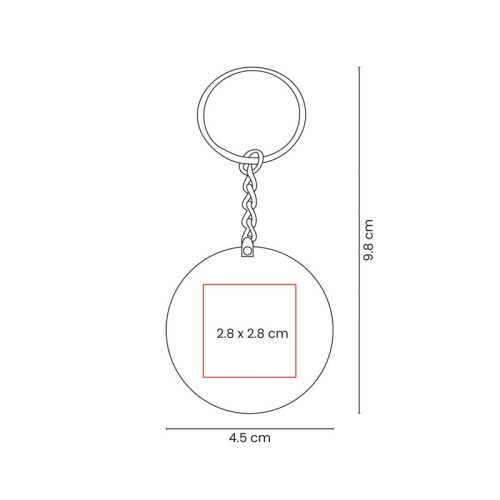 M-7991-VECTOR Llavero Metalico Llavero Blesk M 7991 N Negro (M7991N – metal – articulo promocional)