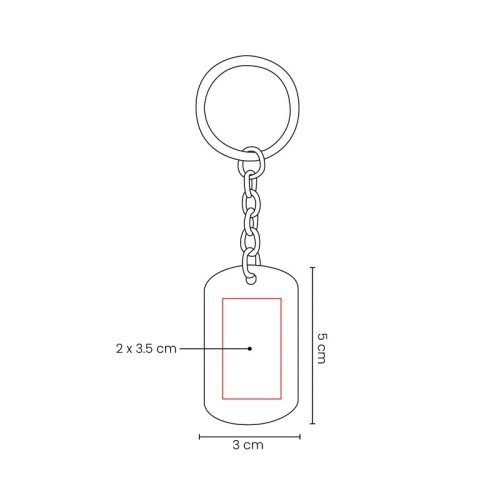 M-7992-VECTOR-3 Llavero Metalico Llavero Zentrix Negro M 7992 N Negro (M7992N – metal – articulo promocional)