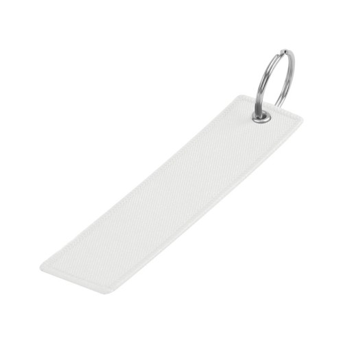 Llavero Metalico Llavero Teneo Blanco M 7993 B Blanco (M7993B - metal / poliester - articulo promocional)