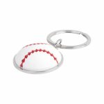 Llavero Metalico Llavero Rasen M 7997 B Blanco (M7997B - pvc / metal - articulo promocional)