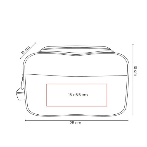 NES-006-VECTOR Accesorios para Viaje Neceser Smink Negro NES 006 N Negro (NES006N – poliester / pvc – articulo promocional)