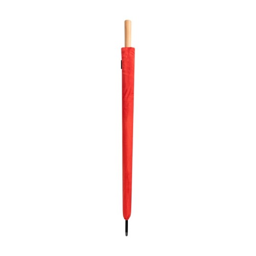 PAR-035-R_3 Paraguas Paraguas Nua Rojo PAR 035 R Rojo (PAR035R – plastico reciclado rpet – articulo promocional)