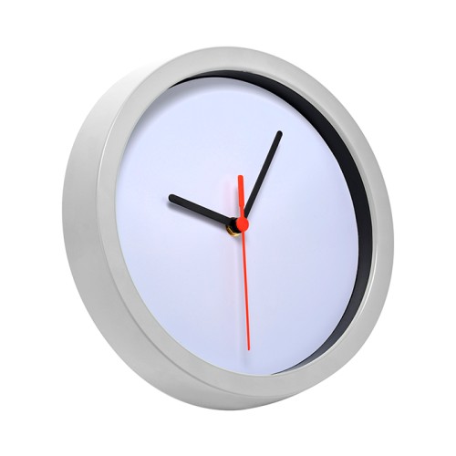 Reloj Reloj de Pared de Plastico. PD-002G Plata (PD002G - articulo promocional)
