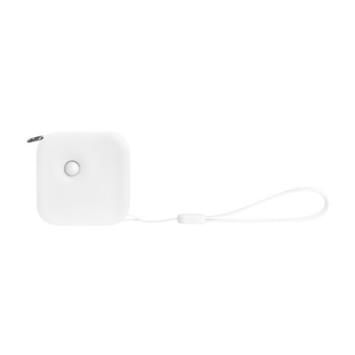 PRO-020-B_1 Accesorio Oficina Llavero Flexometro Kantav Blanco PRO 020 B Blanco (PRO020B – plastico – articulo promocional)