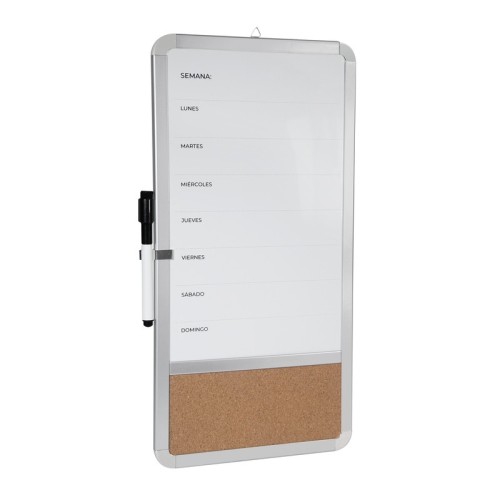 Accesorio Oficina Pintarron Dako PRO 070 B Blanco (PRO070B - melamina / corcho / aluminio / carton - articulo promocional)