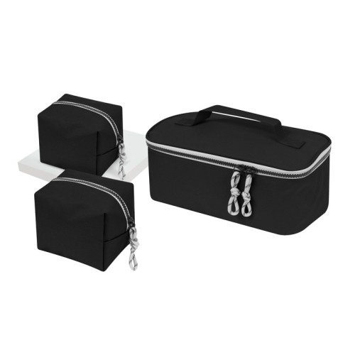 Organizadores Set Organizador de Viaje Viare PRO 096 N Negro (PRO096N - poliester - articulo promocional)