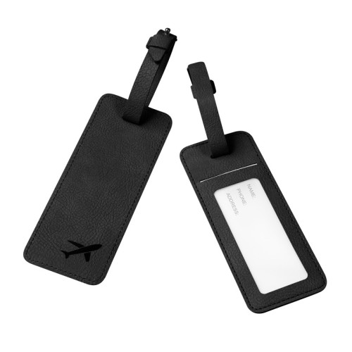 Accesorios para Viaje Identificador Binici Negro PRO 117 N Negro (PRO117N - curpiel - articulo promocional)