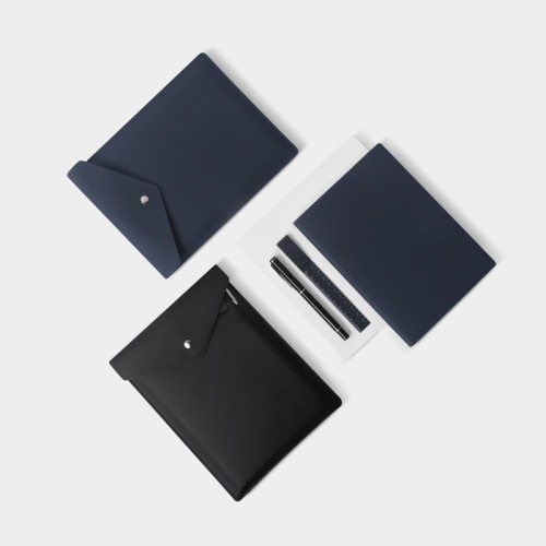 PRO-402-1 Set Ejecutivo Set Leki Negro PRO 402 N Negro (PRO402N – curpiel / papel / metal – articulo promocional)