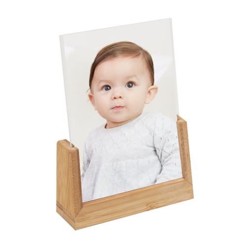 Decoracion Portarretrato Lange Beige PRT 121 BE Beige (PRT121BE - bambu / acrilico - articulo promocional)