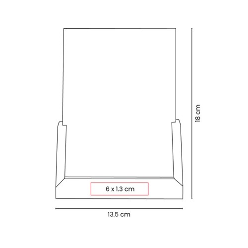 PRT-121-VECTOR Decoracion Portarretrato Lange Beige PRT 121 BE Beige (PRT121BE – bambu / acrilico – articulo promocional)