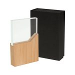 Accesorio Oficina Reconocimiento Lynor RMT 001 BE Beige (RMT001BE - vidrio / madera - articulo promocional)