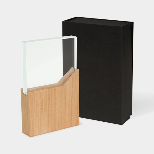 RMT-001 Accesorio Oficina Reconocimiento Lynor RMT 001 BE Beige (RMT001BE – vidrio / madera – articulo promocional)