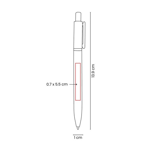 RQ-025-VECTOR-1 Boligrafo Metalico Boligrafo Ruchka Gris RQ 025 G Gris (RQ025G – aluminio – articulo promocional)