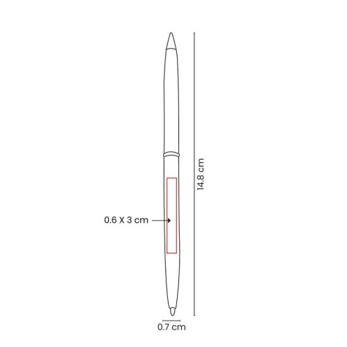 RQ-1120-VECTOR-1 Boligrafo Metalico Boligrafo Nihaya Azul RQ 1120 A Azul (RQ1120A – aluminio – articulo promocional)