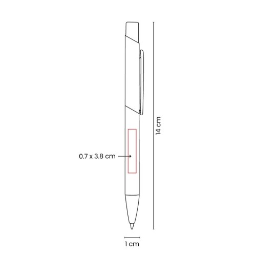 RQ-1130-VECTOR-2 Boligrafo Metalico Boligrafo Holz Rojo RQ 1130 R Rojo (RQ1130R – aluminio / bambu – articulo promocional)