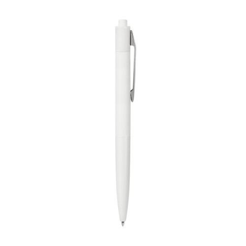 RQ-1160-B_2 Boligrafo Metalico Boligrafo Dubbo Blanco RQ 1160 B Blanco (RQ1160B – metal / plastico – articulo promocional)