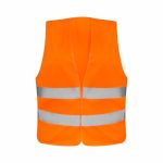 Chamarra Chaleco de Seguridad Sikker Naranja Unit SEC 001 O-U Naranja (SEC001O-U - poliester - articulo promocional)