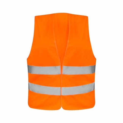 Chamarra Chaleco de Seguridad Sikker Naranja Unit SEC 001 O-U Naranja (SEC001O-U - poliester - articulo promocional)