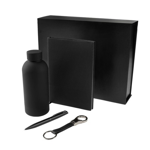 Set Ejecutivo Set Notte SET 028 N Negro (SET028N - metal / curpiel / papel - articulo promocional)