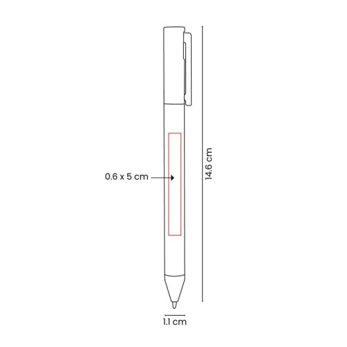 SH-3060-VECTOR Boligrafo Plastico Boligrafo Nadir Negro SH 3060 N Negro (SH3060N – plastico – articulo promocional)