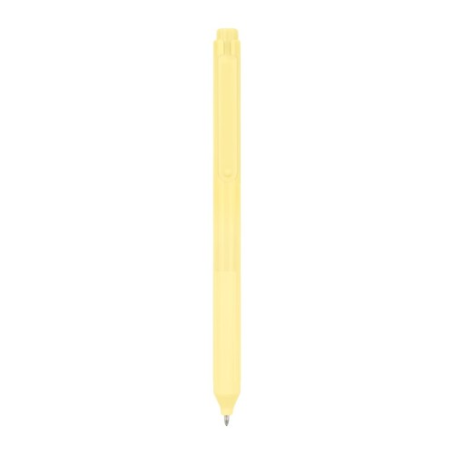 SH-3075-YP_1 Boligrafo Plastico Boligrafo Erin Amarillo Pastel SH 3075 YP Amarillo Pastel (SH3075YP – plastico – articulo promocional)