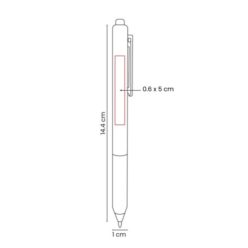SH-4004-VECTOR Boligrafo Plastico Boligrafo Zariel Negro SH 4004 N Negro (SH4004N – plastico – articulo promocional)