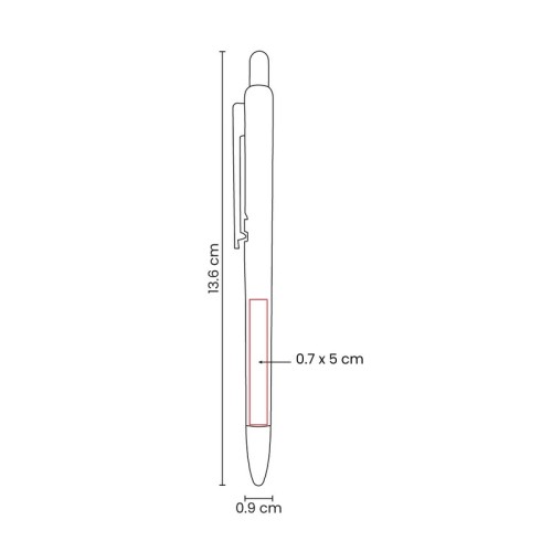 SH-4007-VECTOR-8 Boligrafo Plastico Boligrafo Kuwait Azul SH 4007 A Azul (SH4007A – plastico – articulo promocional)