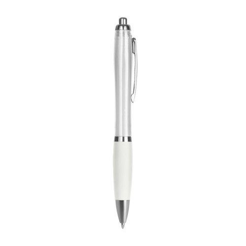SH-4009-B_2 Boligrafo Plastico Boligrafo Muscat Blanco SH 4009 B Blanco (SH4009B – plastico – articulo promocional)