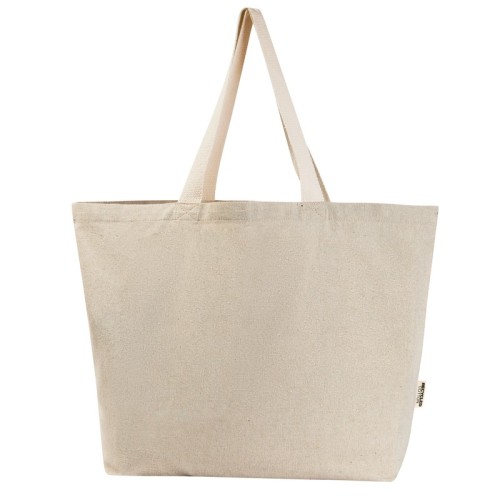 SIN-008-BE_1 Bolsa Ecologica Bolsa Zeder Beige SIN 008 BE Beige (SIN008BE – algodon reciclado – articulo promocional)