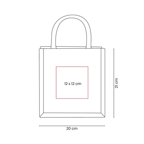 SIN-015-VECTOR Bolsa Ecologica Bolsa Mini Bois SIN 015 BE Beige (SIN015BE – yute – articulo promocional)