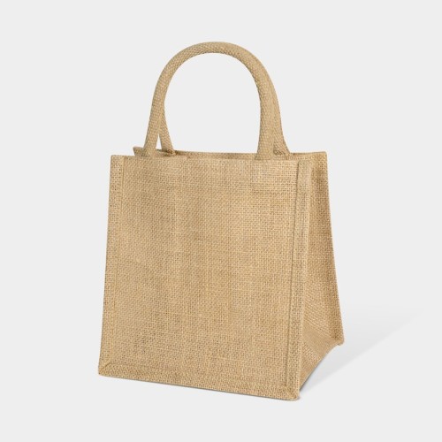 SIN-015 Bolsa Ecologica Bolsa Mini Bois SIN 015 BE Beige (SIN015BE – yute – articulo promocional)