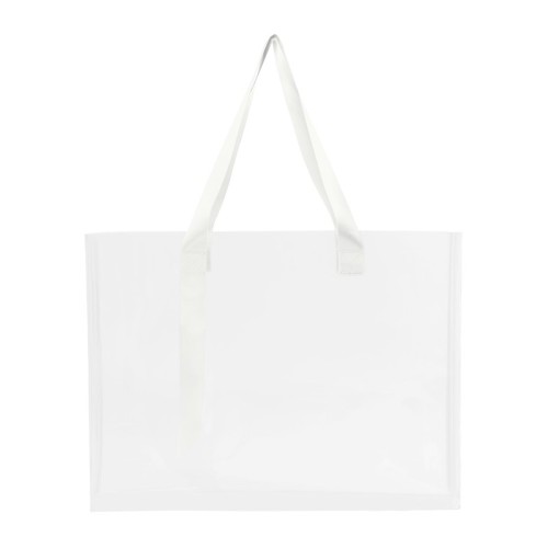 SIN-214-B_1 Bolsa Bolsa Maxina Blanco SIN 214 B Blanco (SIN214B – plastico pvc / poliester – articulo promocional)