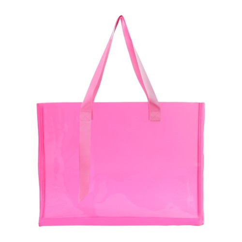 SIN-214-P_1 Bolsa Bolsa Maxina Rosa SIN 214 P Rosa (SIN214P – plastico pvc / poliester – articulo promocional)