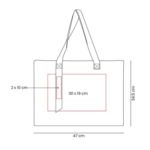 SIN-214-VECTOR-3 Bolsa Bolsa Maxina Blanco SIN 214 B Blanco (SIN214B – plastico pvc / poliester – articulo promocional)