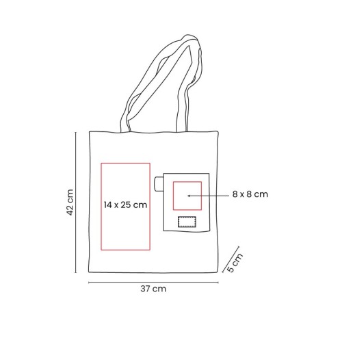 SIN-299-VECTOR Bolsa Ecologica Bolsa Koru Beige SIN 299 BE Beige (SIN299BE – algodon – articulo promocional)