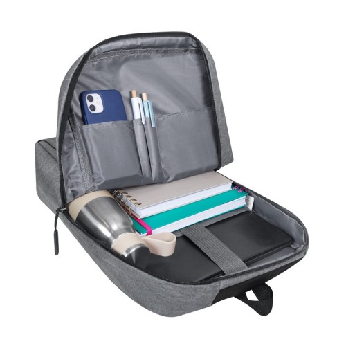 SIN-538-G_2 Mochila Ejecutiva Mochila Nooyi Gris SIN 538 G Gris (SIN538G – poliester / forro poliester – articulo promocional)