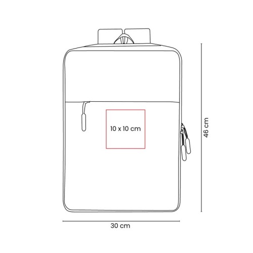 SIN-538-VECTOR Mochila Ejecutiva Mochila Nooyi Gris SIN 538 G Gris (SIN538G – poliester / forro poliester – articulo promocional)