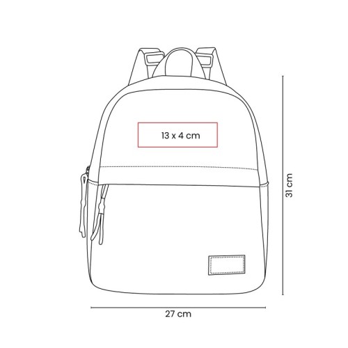 SIN-545-VECTOR-1 Mochila Escolar Mochila Meddal Azul SIN 545 A Azul (SIN545A – nylon / poliester – articulo promocional)