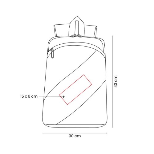 SIN-551-VECTOR Mochila Ejecutiva Mochila Ebele Negro SIN 551 N Negro (SIN551N – poliuretano / poliester – articulo promocional)