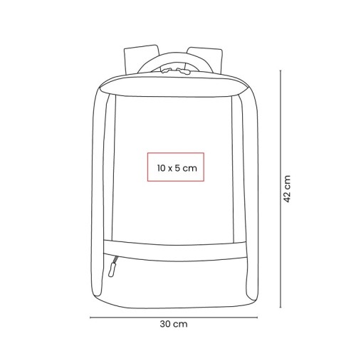 SIN-557-VECTOR-1 Mochila Ejecutiva Mochila Akazi Negro SIN 557 N Negro (SIN557N – poliuretano / poliester – articulo promocional)