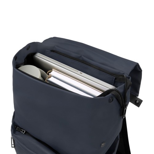 SIN-558-AM_2 Mochila Ejecutiva Mochila Dagat Azul Marino SIN 558 AM Azul Marino (SIN558AM – poliuretano / poliester – articulo promocional)