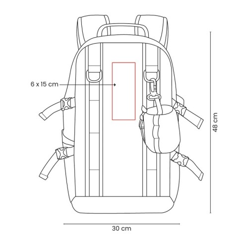 SIN-568-VECTOR-2 Mochila Deportiva Mochila Putnik Azul Marino SIN 568 AM Azul Marino (SIN568AM – poliester – articulo promocional)