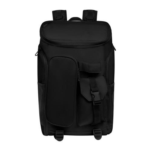 SIN-570-N_1 Mochila Deportiva Mochila Dabir Negro SIN 570 N Negro (SIN570N – pu / poliester – articulo promocional)