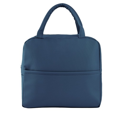 SIN-582-AM_1 Hielera Lonchera Ottawa Azul Marino SIN 582 AM Azul Marino (SIN582AM – poliester / pu / acetato de vinilo de polietileno – articulo promocional)