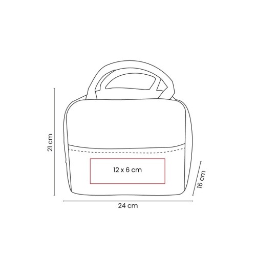 SIN-582-VECTOR-2 Hielera Lonchera Ottawa Azul Marino SIN 582 AM Azul Marino (SIN582AM – poliester / pu / acetato de vinilo de polietileno – articulo promocional)