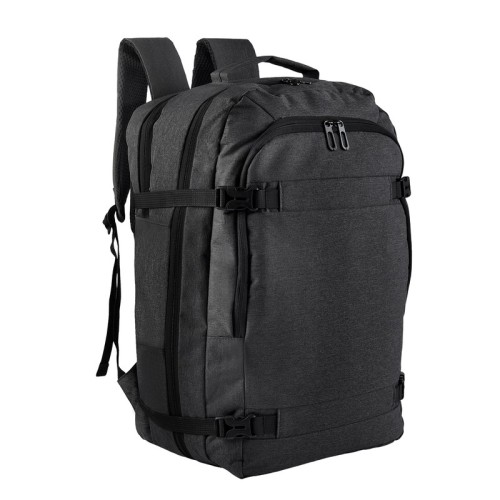 SIN-584-G_2 Mochila Viaje Mochila Laos Gris SIN 584 G Gris (SIN584G – poliester / forro poliester – articulo promocional)