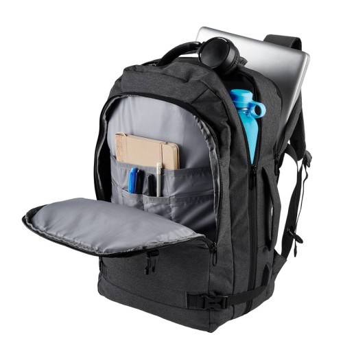 SIN-584-G_5 Mochila Viaje Mochila Laos Gris SIN 584 G Gris (SIN584G – poliester / forro poliester – articulo promocional)