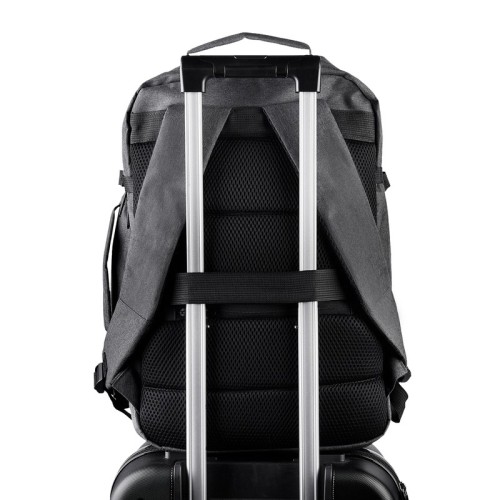 SIN-584-G_6 Mochila Viaje Mochila Laos Gris SIN 584 G Gris (SIN584G – poliester / forro poliester – articulo promocional)