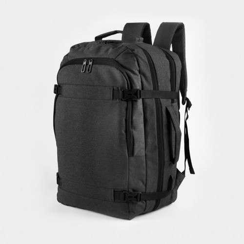 SIN-584 Mochila Viaje Mochila Laos Gris SIN 584 G Gris (SIN584G – poliester / forro poliester – articulo promocional)